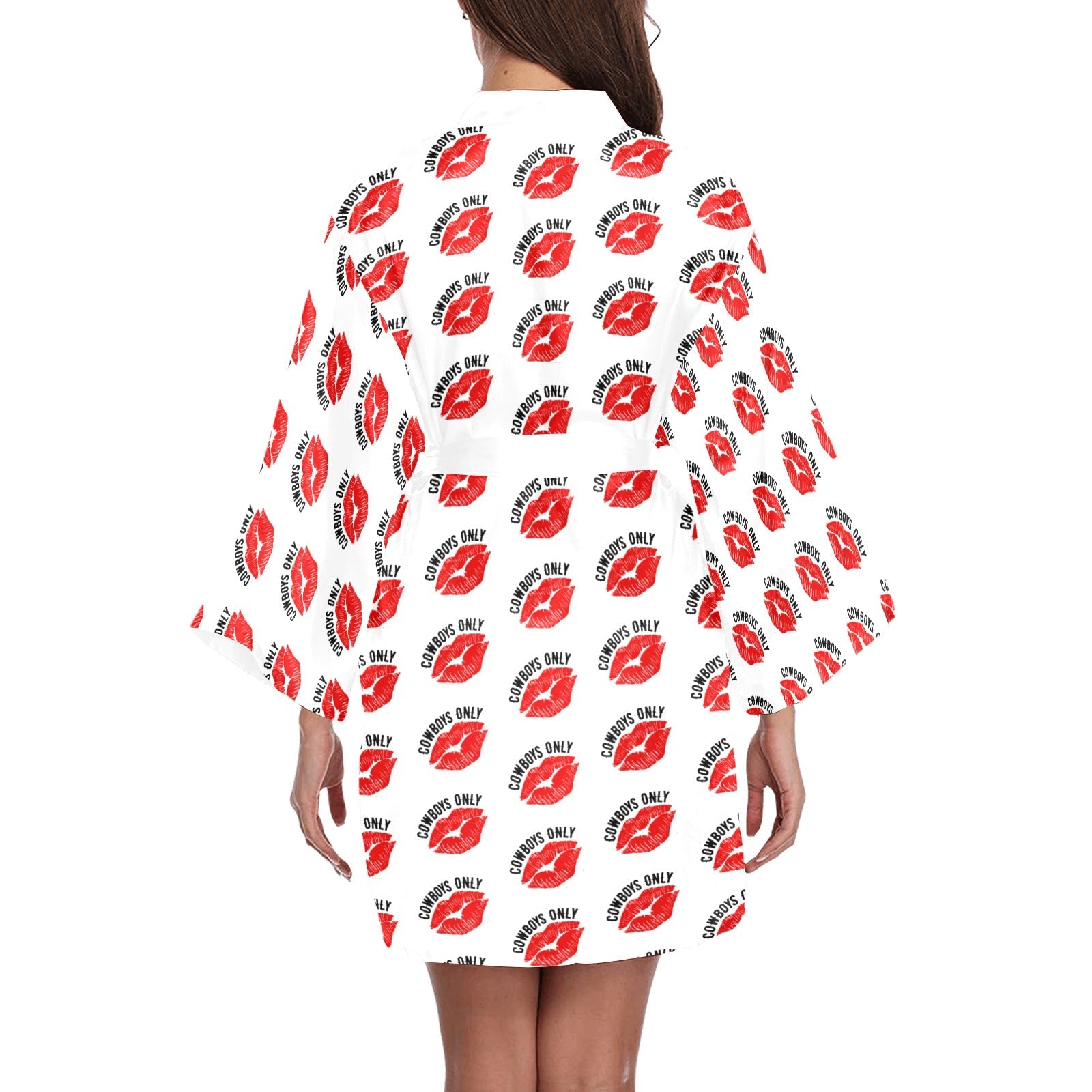 Baha Ranch Cowboys Only Women's Lounge Kimono Robe by Baha Ranch Western Wear - product image 2