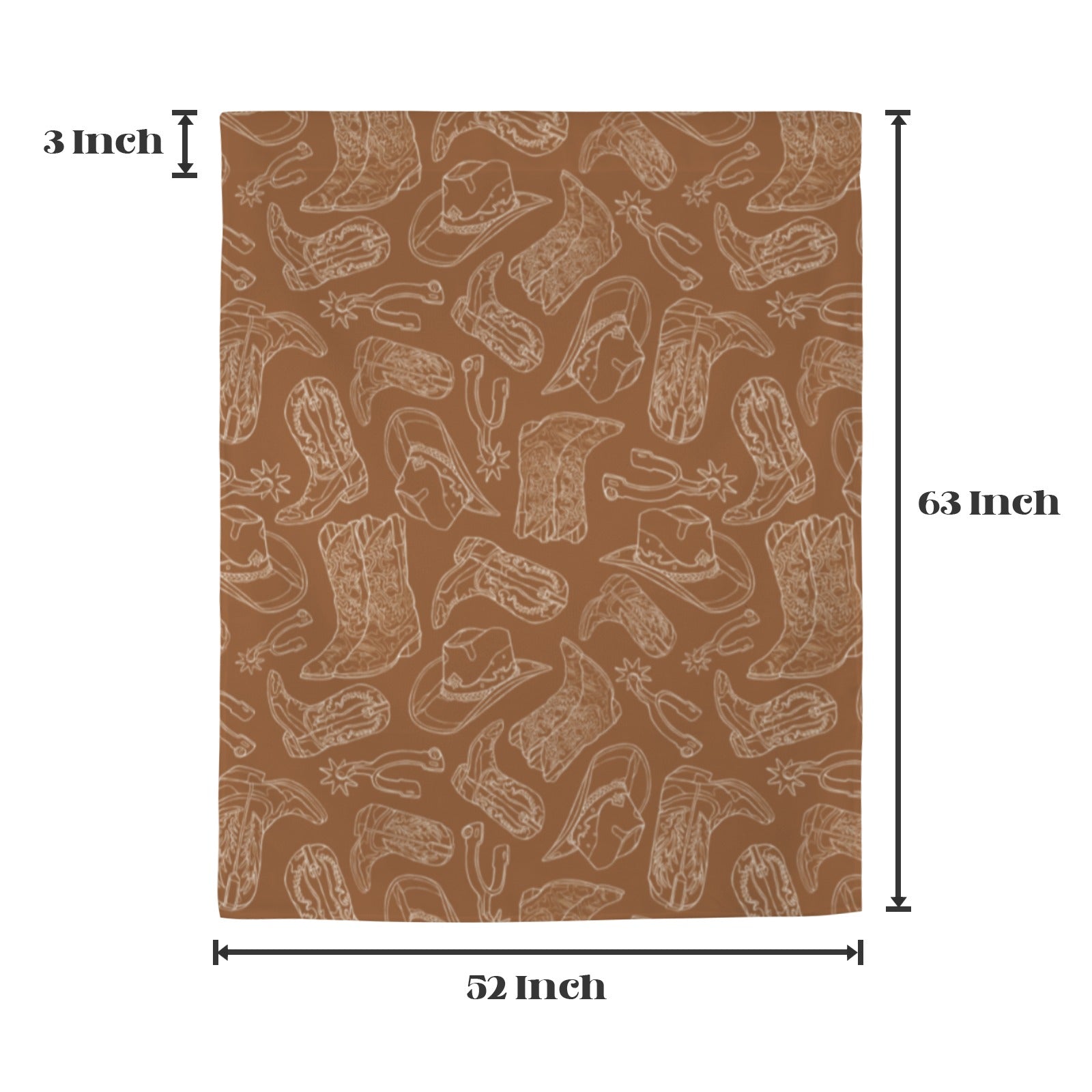 Baha Ranch Western Print Curtains (52" x 63" ) Made in America by Baha Ranch Western Wear - product image 3