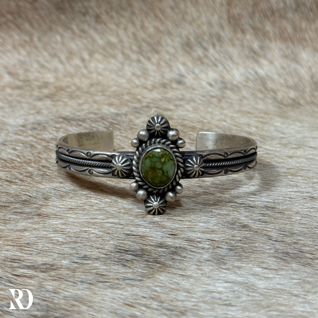 Royston Turquoise Cuff By Martha Cayatino