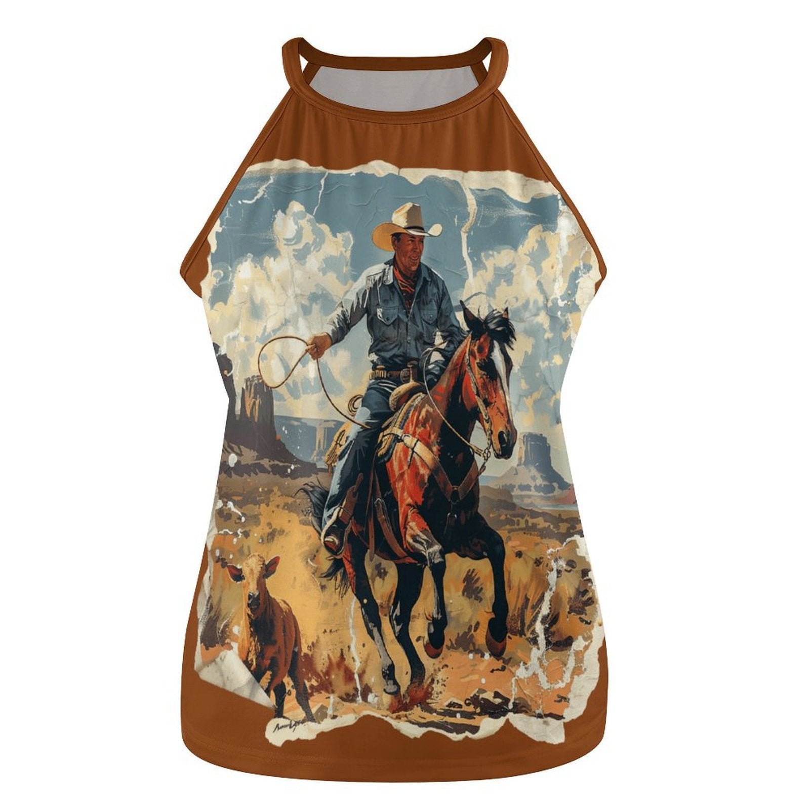 Baha Ranch Ranching Western Tank Top by Baha Ranch Western Wear - product image 3