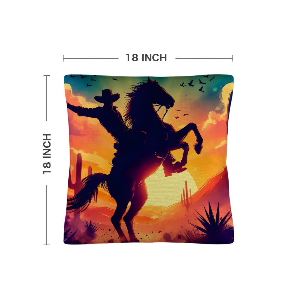Baha Ranch Sunset Cowboy Pillow Case Made in America by Baha Ranch Western Wear - product image 3