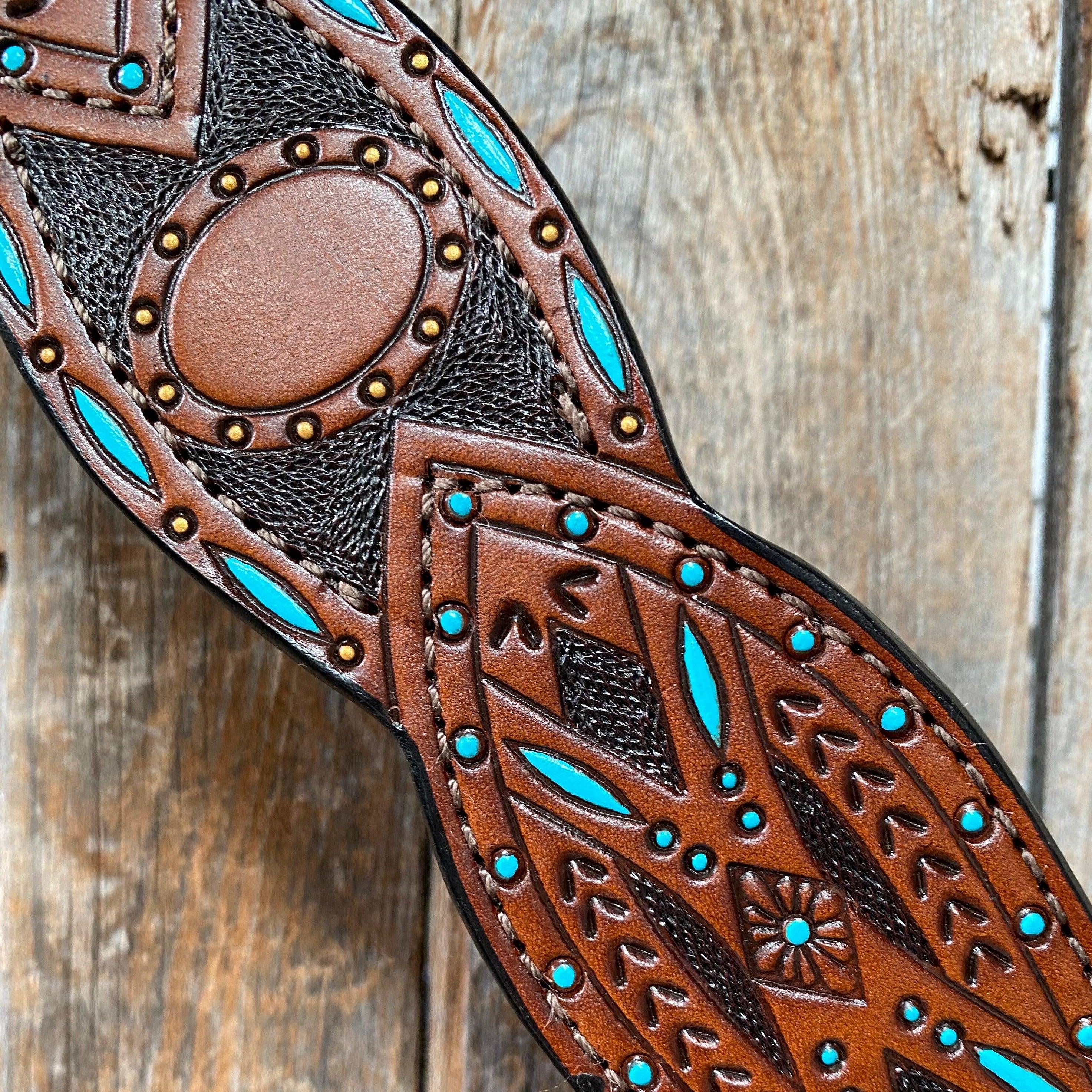 Hand Painted Two Tone Breastcollar #561983 — view 4