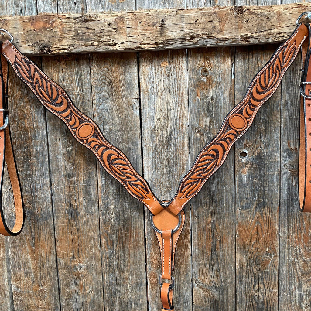 Two Tone Zebra Striped Breastcollar #561991