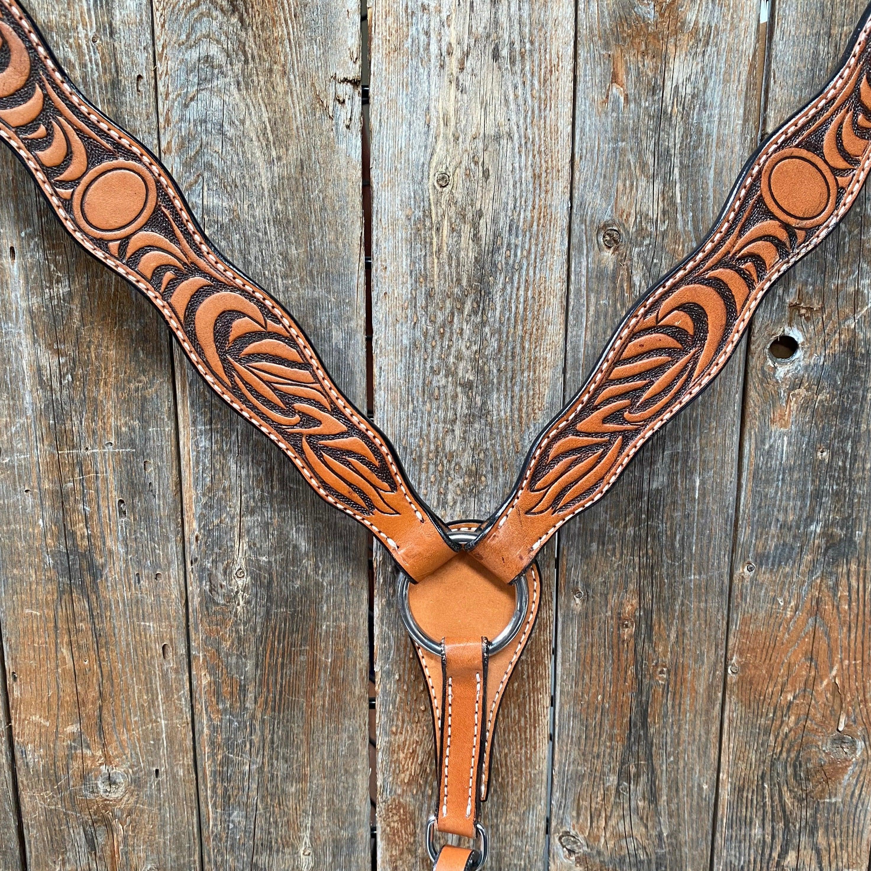 Two Tone Zebra Striped Breastcollar #561991 — view 2