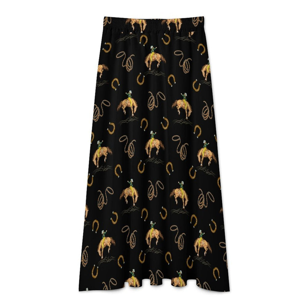 Baha Ranch Rodeo Cowboy Midi Skirt by Baha Ranch Western Wear - product image 2