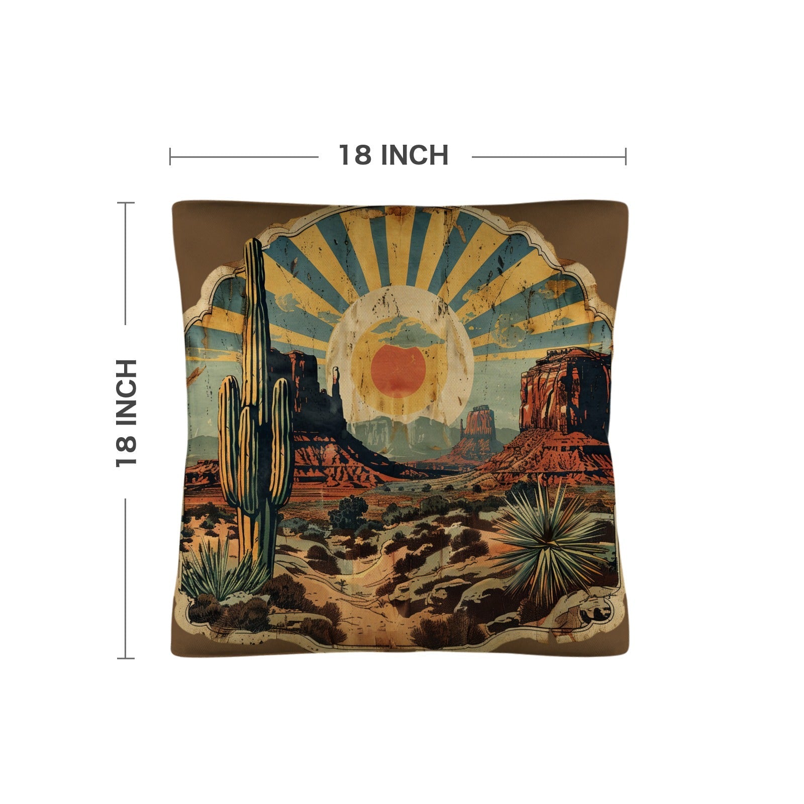 Baha Ranch Southwestern Desert Pillow Case Made in America by Baha Ranch Western Wear - product image 3