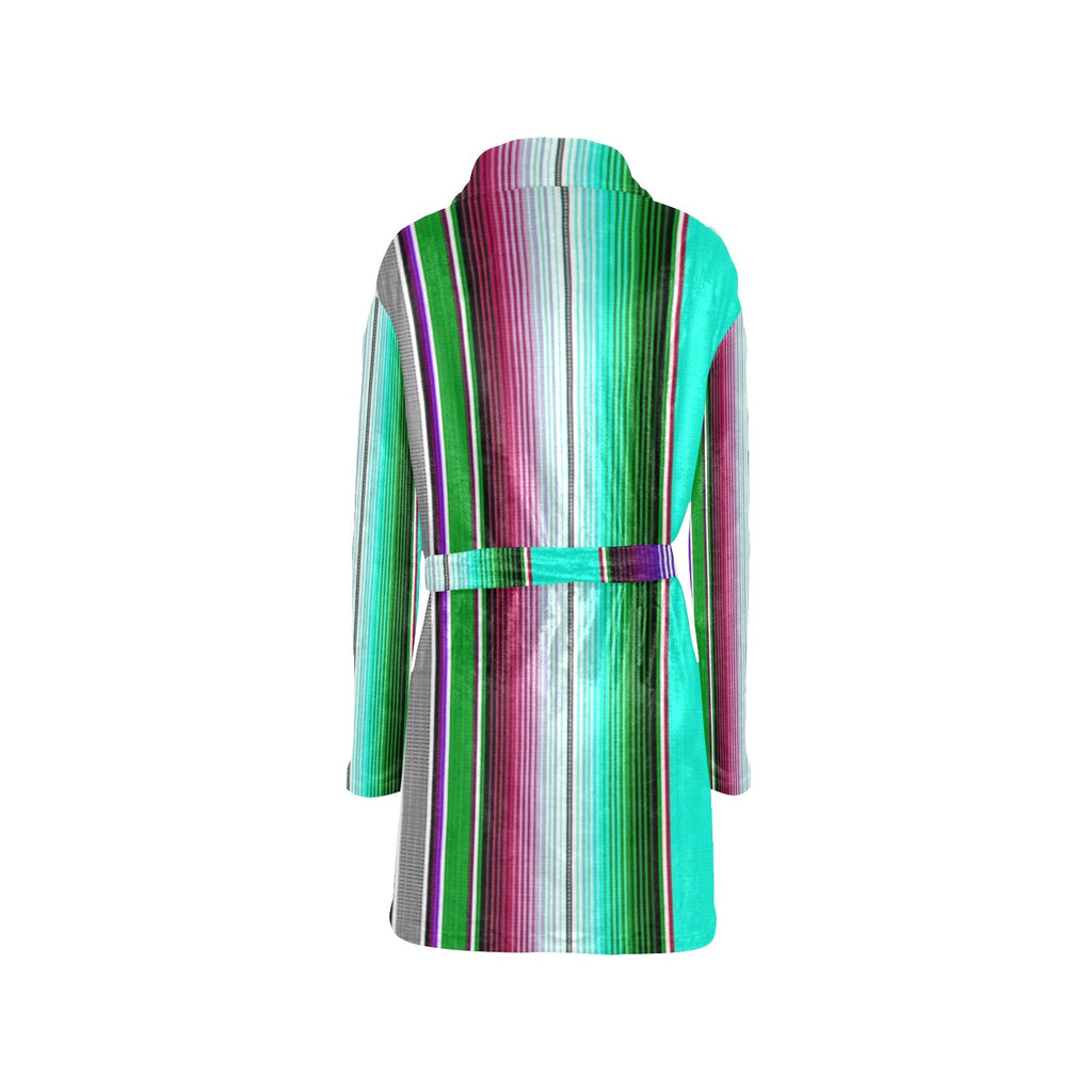 Baha Ranch Turquoise Serape Women's Western Bath Robe by Baha Ranch Western Wear - product image 7