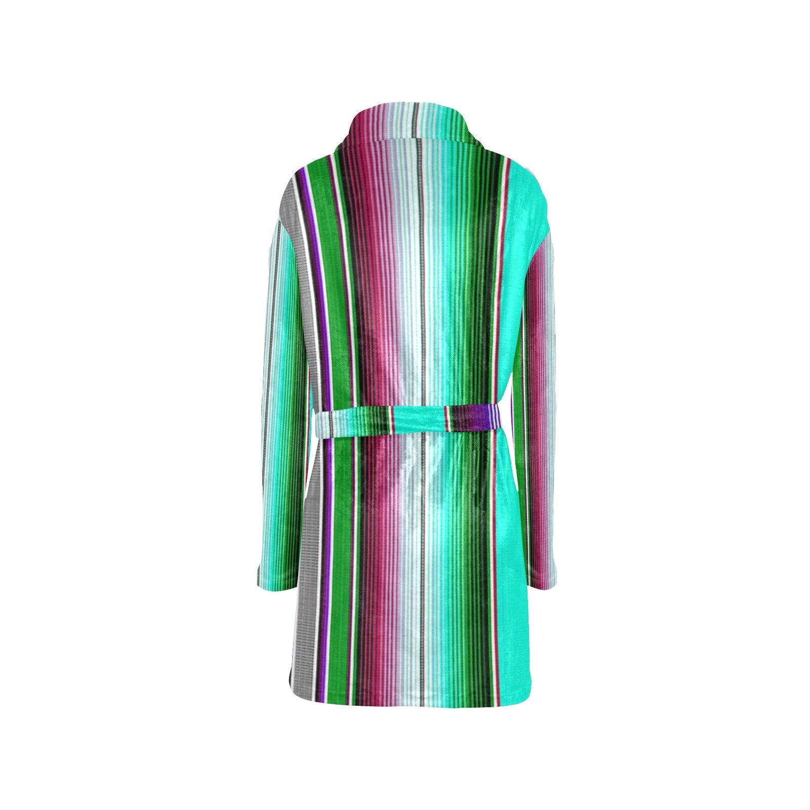 Baha Ranch Turquoise Serape Women's Western Bath Robe by Baha Ranch Western Wear - product image 7