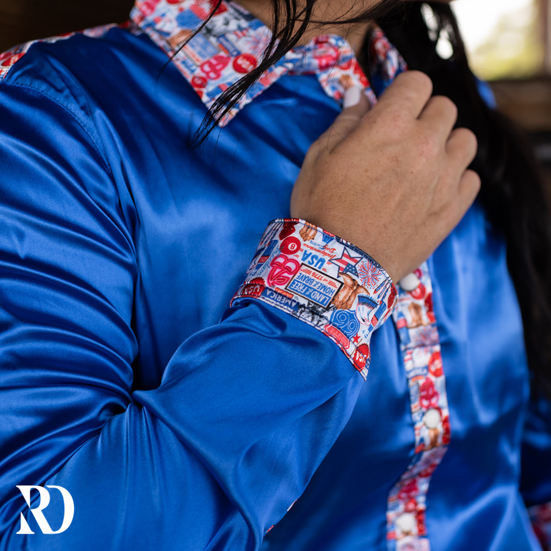 American Rodeo Satin Performance Rodeo Shirt — view 3