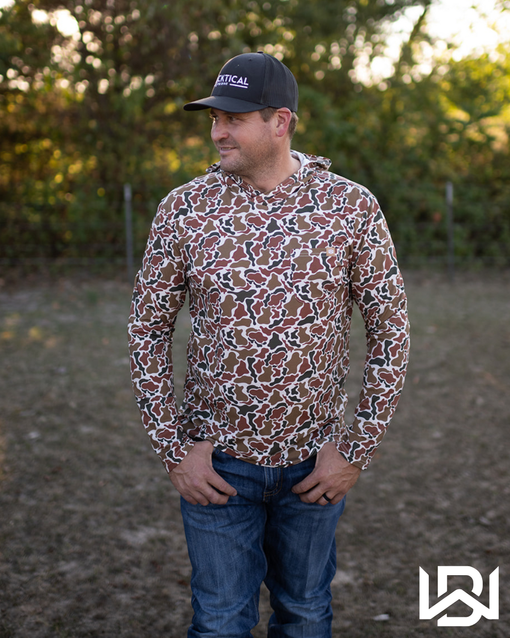 Westbound Hooded Longsleeve Shirt - Outlaw Camo
