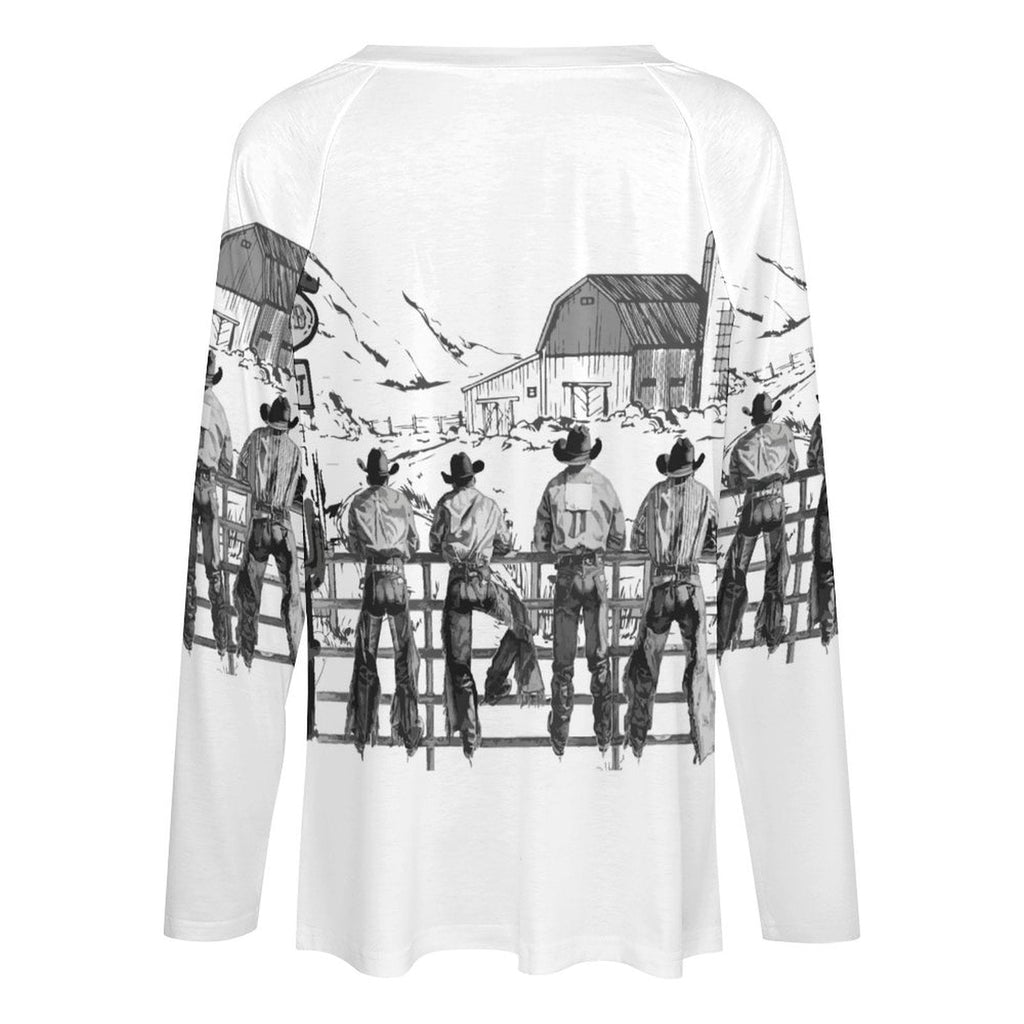 Baha Ranch Western Ranching Long Sleeve Top by Baha Ranch Western Wear - product image 3