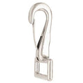 5/8 X 1-1/2 In Die Cast Horse Loopeye Spring Snap Nickel Plated
