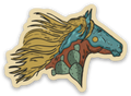 Desert Horse Sticker