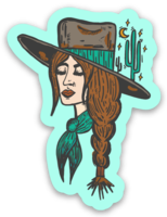 Wanderin' Cowgirl Sticker