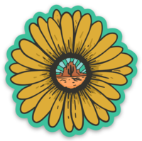 Sunflower Sticker
