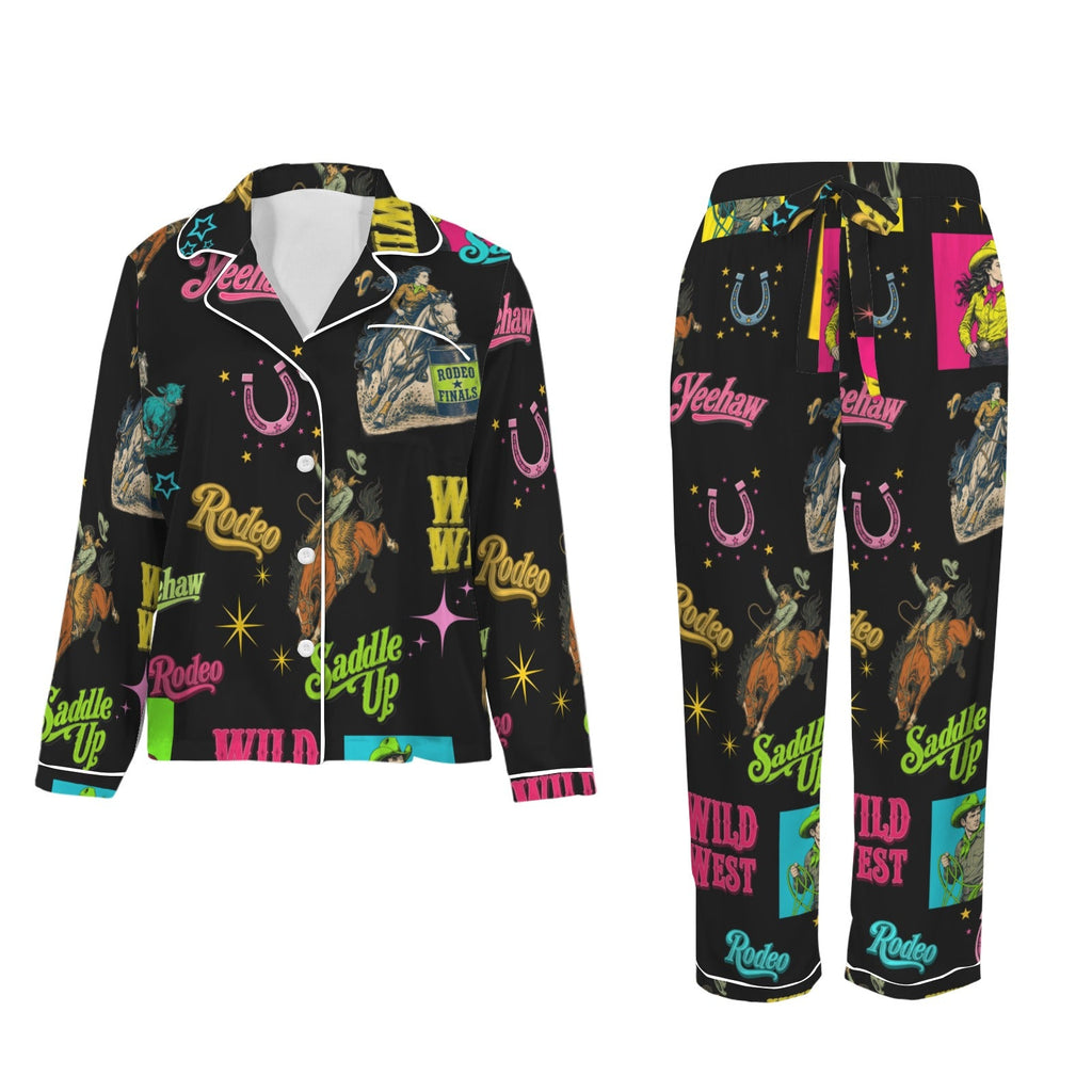 Baha Ranch The Last Round Up Satin Pajama Set by Baha Ranch Western Wear - product image 6
