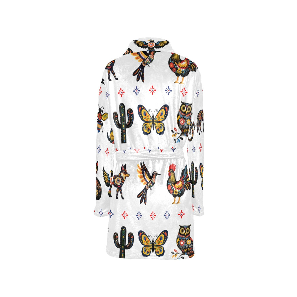 Baha Ranch Colores De Mexico Talavera Floral Animals Robe by Baha Ranch Western Wear - product image 4
