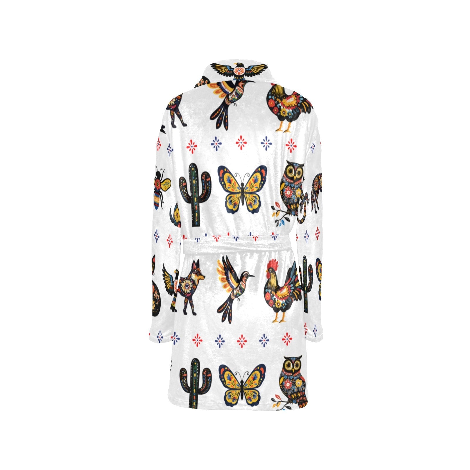 Baha Ranch Colores De Mexico Talavera Floral Animals Robe by Baha Ranch Western Wear - product image 4