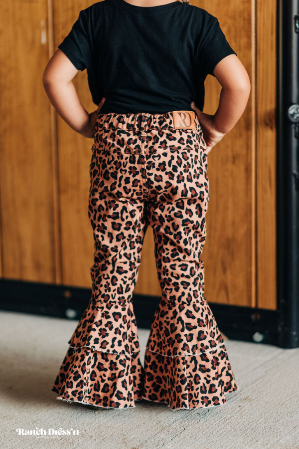 Leopard Ruffle Bells — view 2