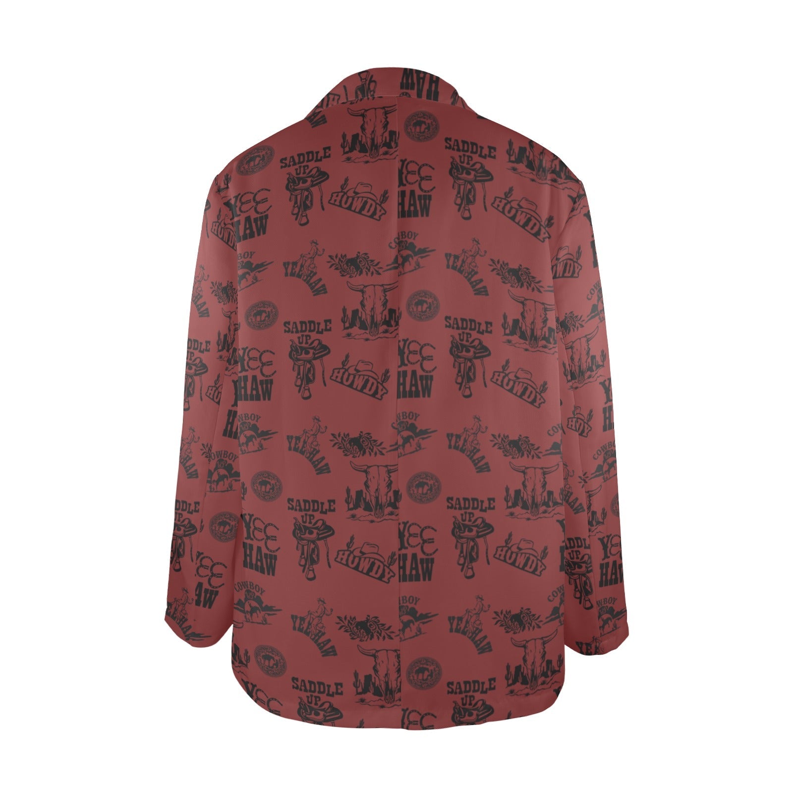 Baha Ranch Burgandy Cowboy Women's Western Blazer by Baha Ranch Western Wear - product image 5