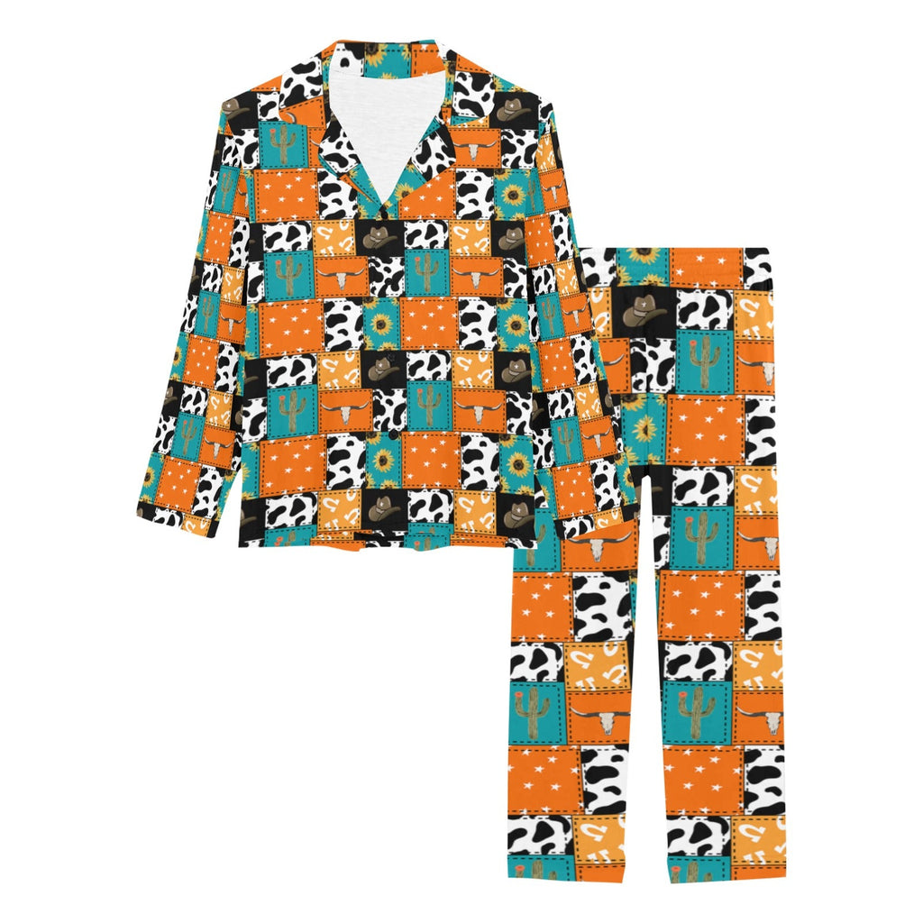 Baha Ranch Western Patchwork Women's Western Pajama Set by Baha Ranch Western Wear - product image 3