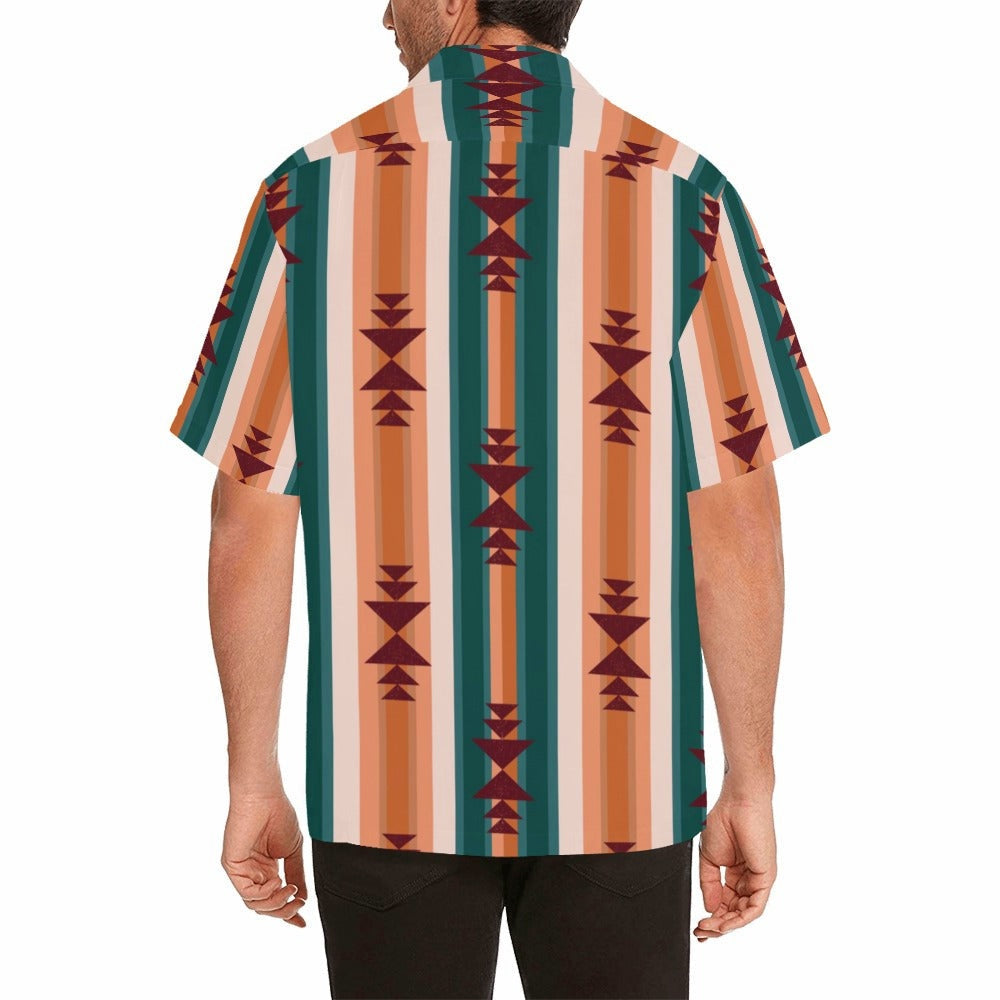 Cocoa Aztec Men's Western Camp Shirt by Baha Ranch Western Wear - product image 3