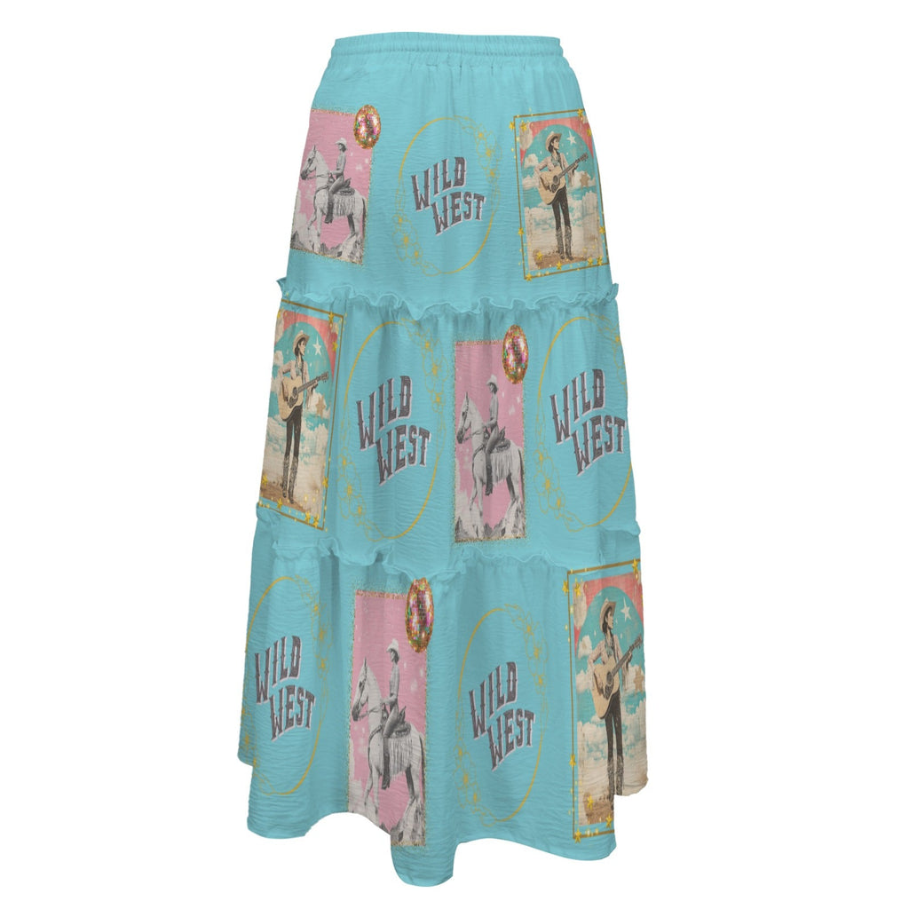 Baha Ranch Retro Pop Western Prairie Maxi Skirt by Baha Ranch Western Wear - product image 14