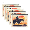 Baha Ranch Water Color Cowboy Cosmetic Bag Pack of 5 Made in America by Baha Ranch Western Wear - product image 2