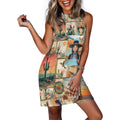 Baha Ranch Colores De Mexico Pictures of the Southwest Sleeveless Mini Dress by Baha Ranch Western Wear