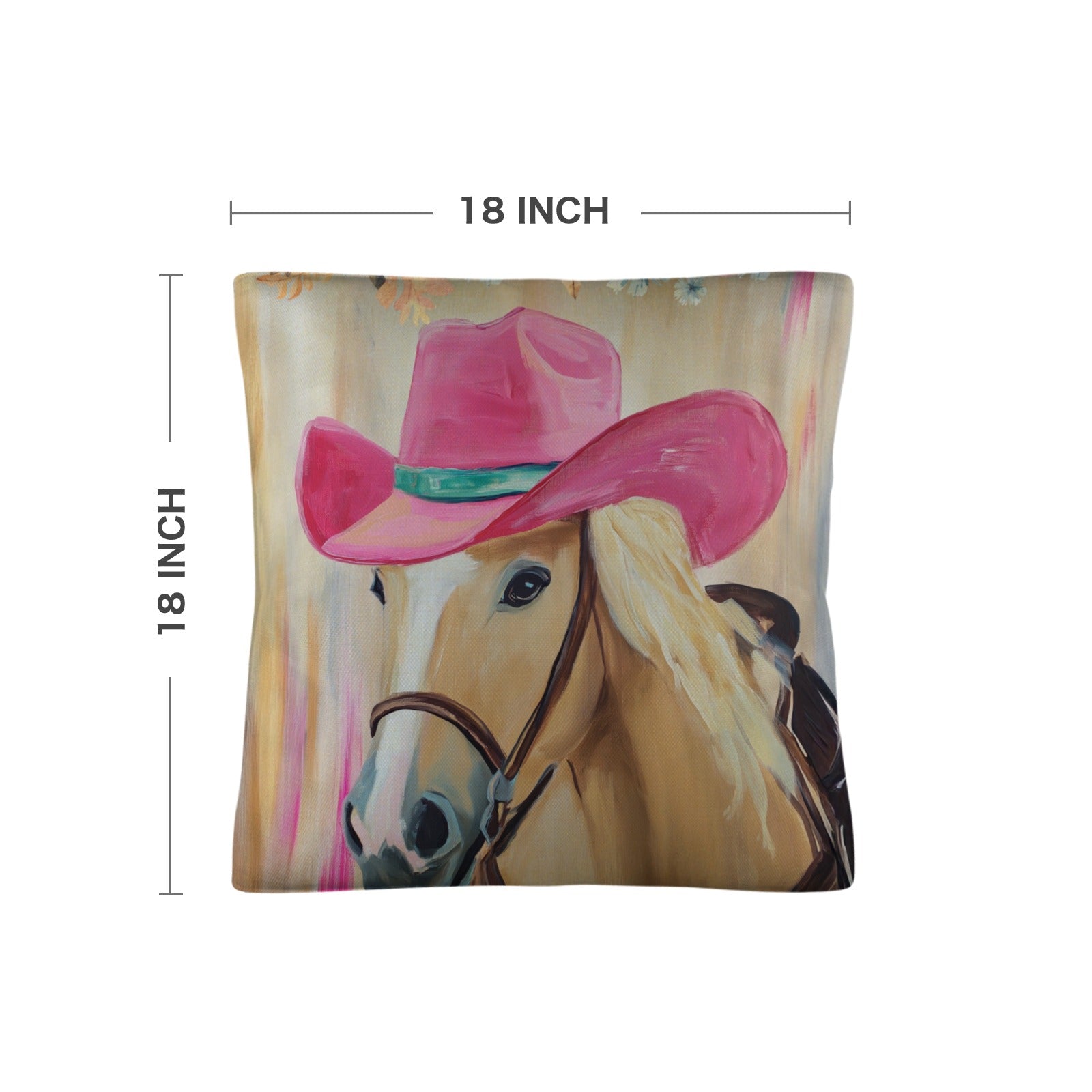Baha Ranch Pink Cowgirl Horse Pillow Case by Baha Ranch Western Wear - product image 4