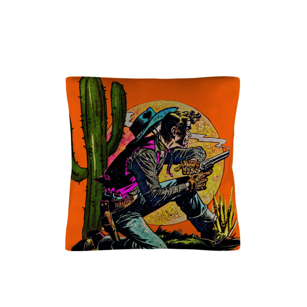 Wild West Cowboy Throw Pillow Case Made in America by Baha Ranch Western Wear - product image 3