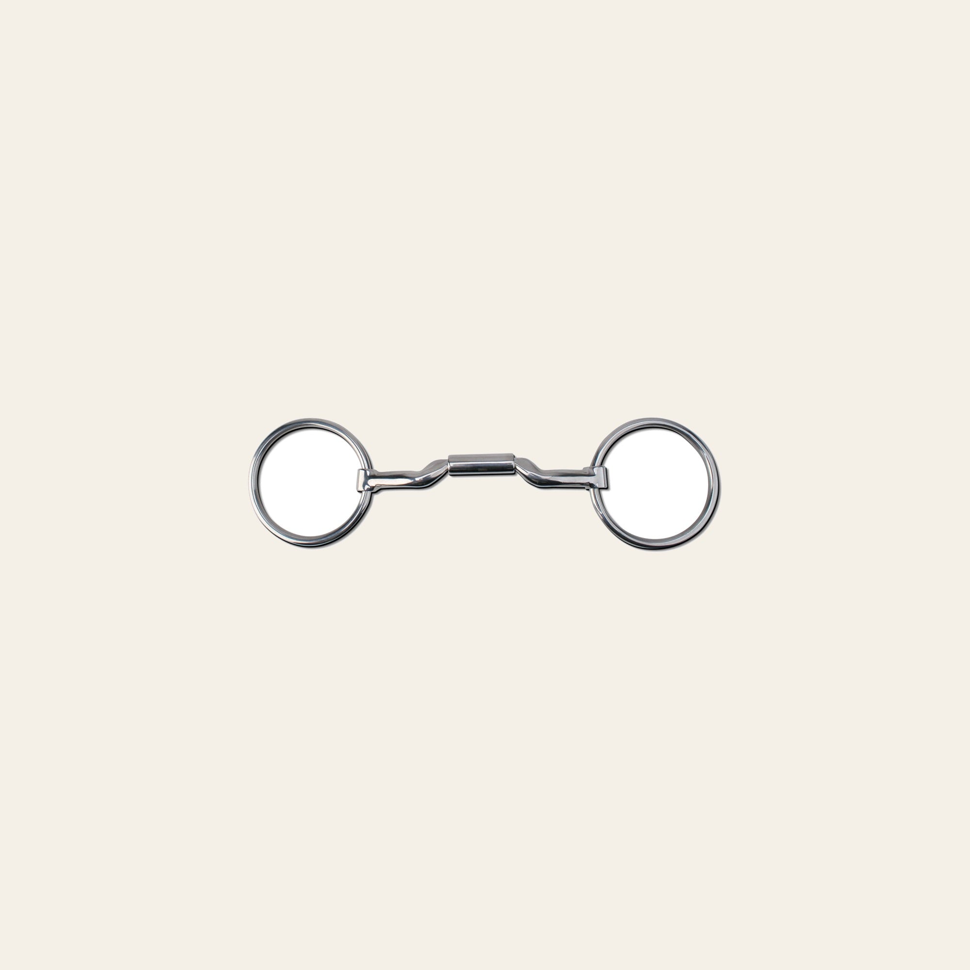 6 in Myler Horse Bit Loose Ring Mullen W/ Low Ported Barrel