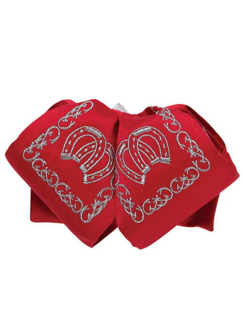 Adult Mexican Charro Bow Tie 100% Polyester Red/Silver 600128
