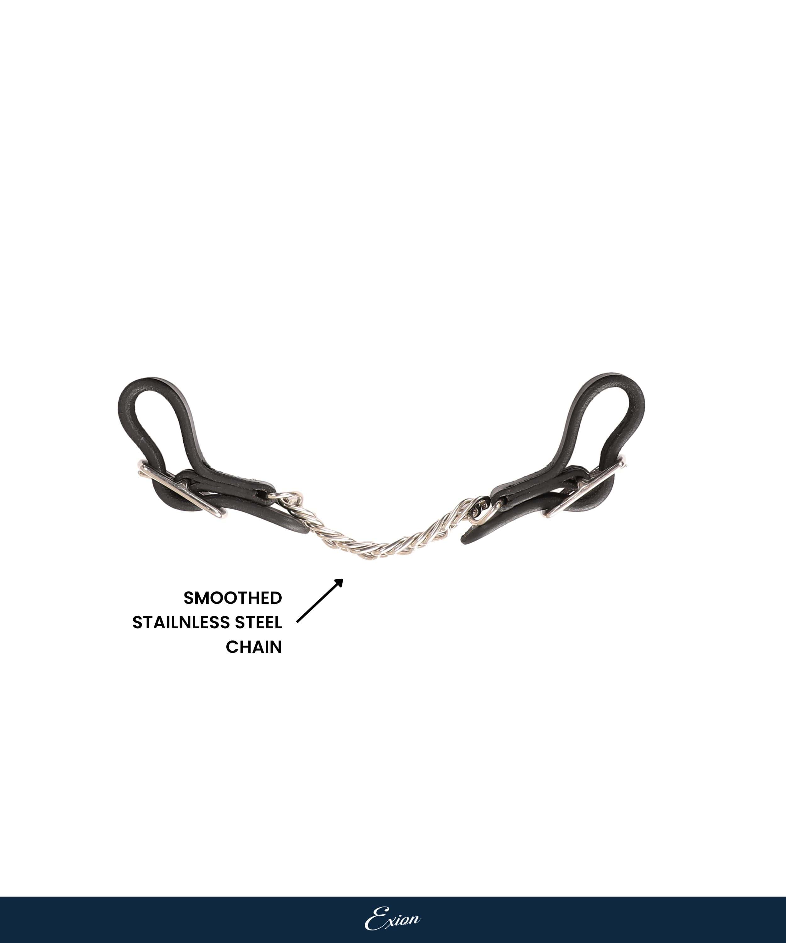 ExionPro Leather Curb Chain by Bridles & Reins - alternate view 4