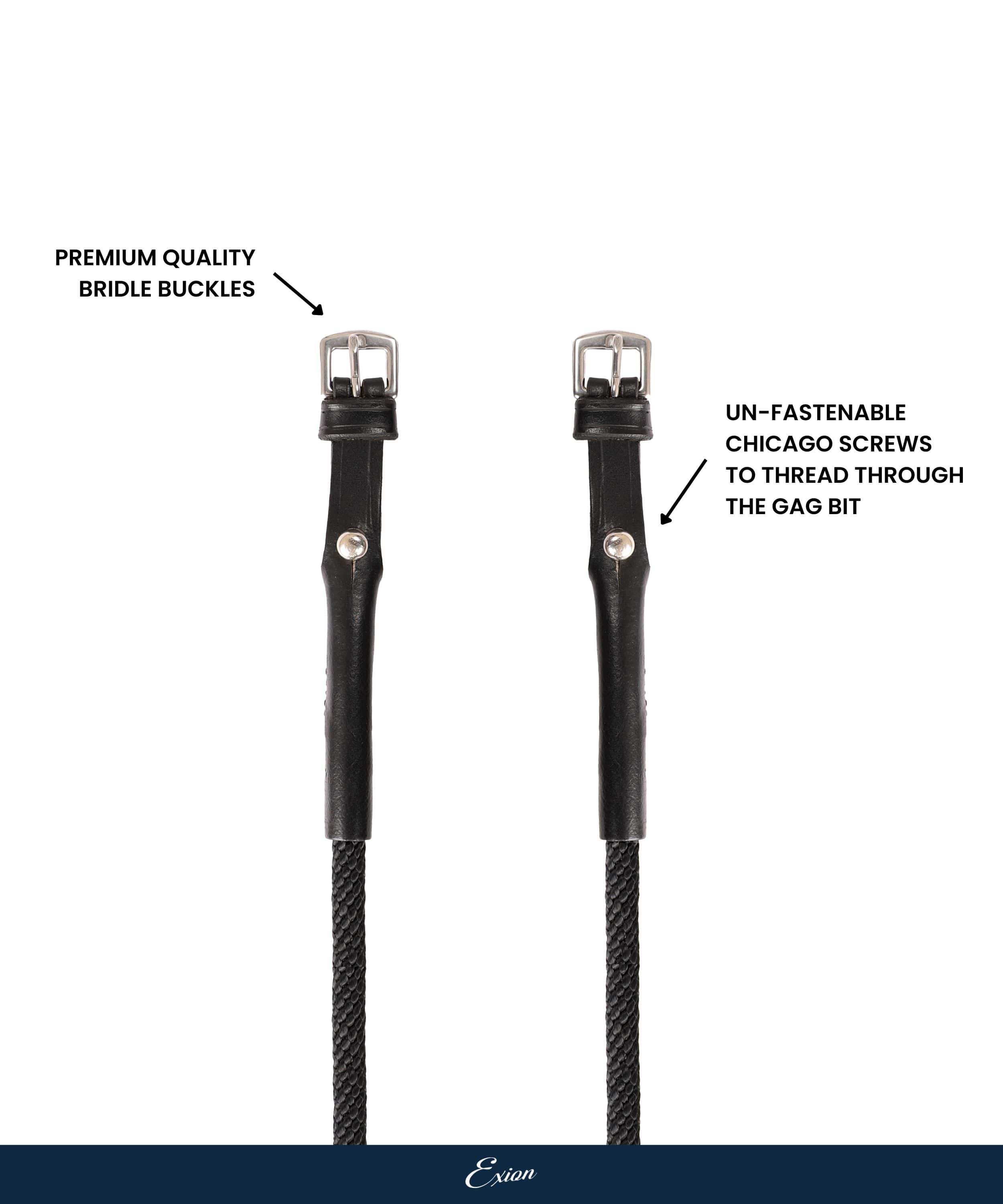 ExionPro Rope Gag Cheek Pieces by Bridles & Reins - alternate view 4
