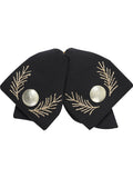 Adult Mexican Charro Bow Tie 100% Polyester Black/Gold 601107