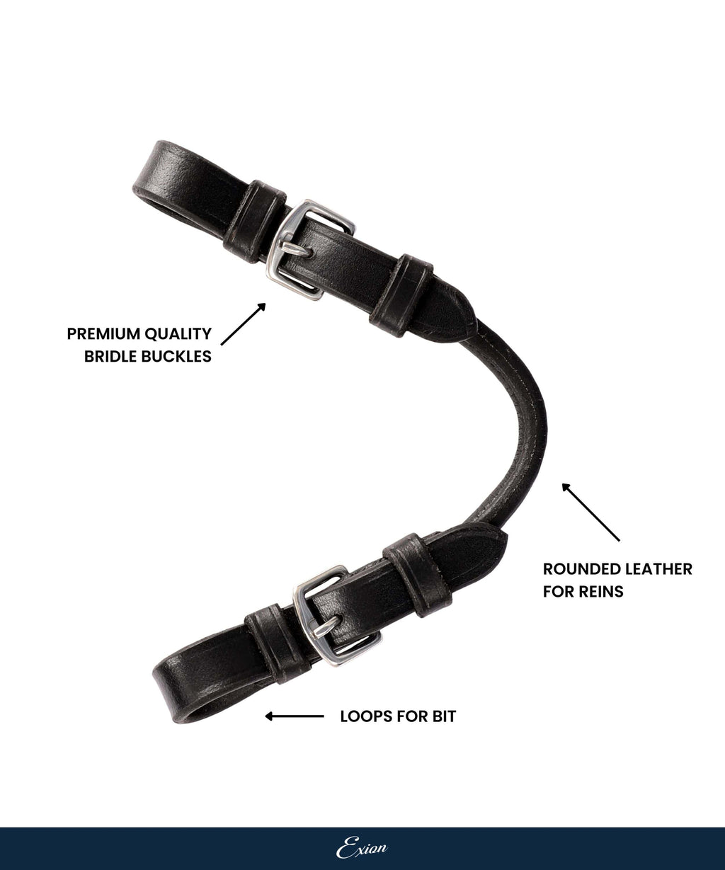 ExionPro Leather Pelham Roundings Bit Converter by Bridles & Reins - alternate view 5