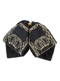 Kids Mexican Charro Bow Tie 100% Polyester Black/Gold 601763