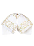 Kids Mexican Charro Bow Tie 100% Polyester Ivory/Gold 601812