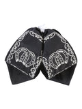 Kids Mexican Charro Bow Tie 100% Polyester Black/Gold 601813