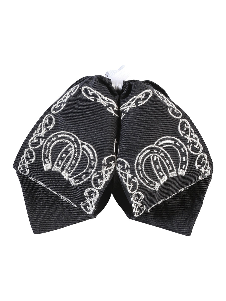 Kids Mexican Charro Bow Tie 100% Polyester Black/Gold 601813