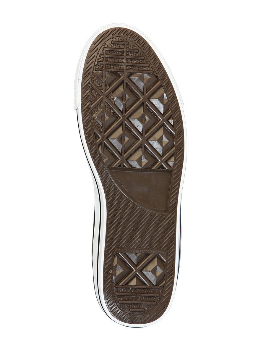 Artisanal Embroidered Sneakers Textile Canvas White 602781 — view 4