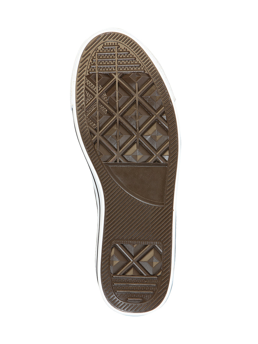 Artisanal Embroidered Sneakers Textile Canvas Black 602783 — view 5