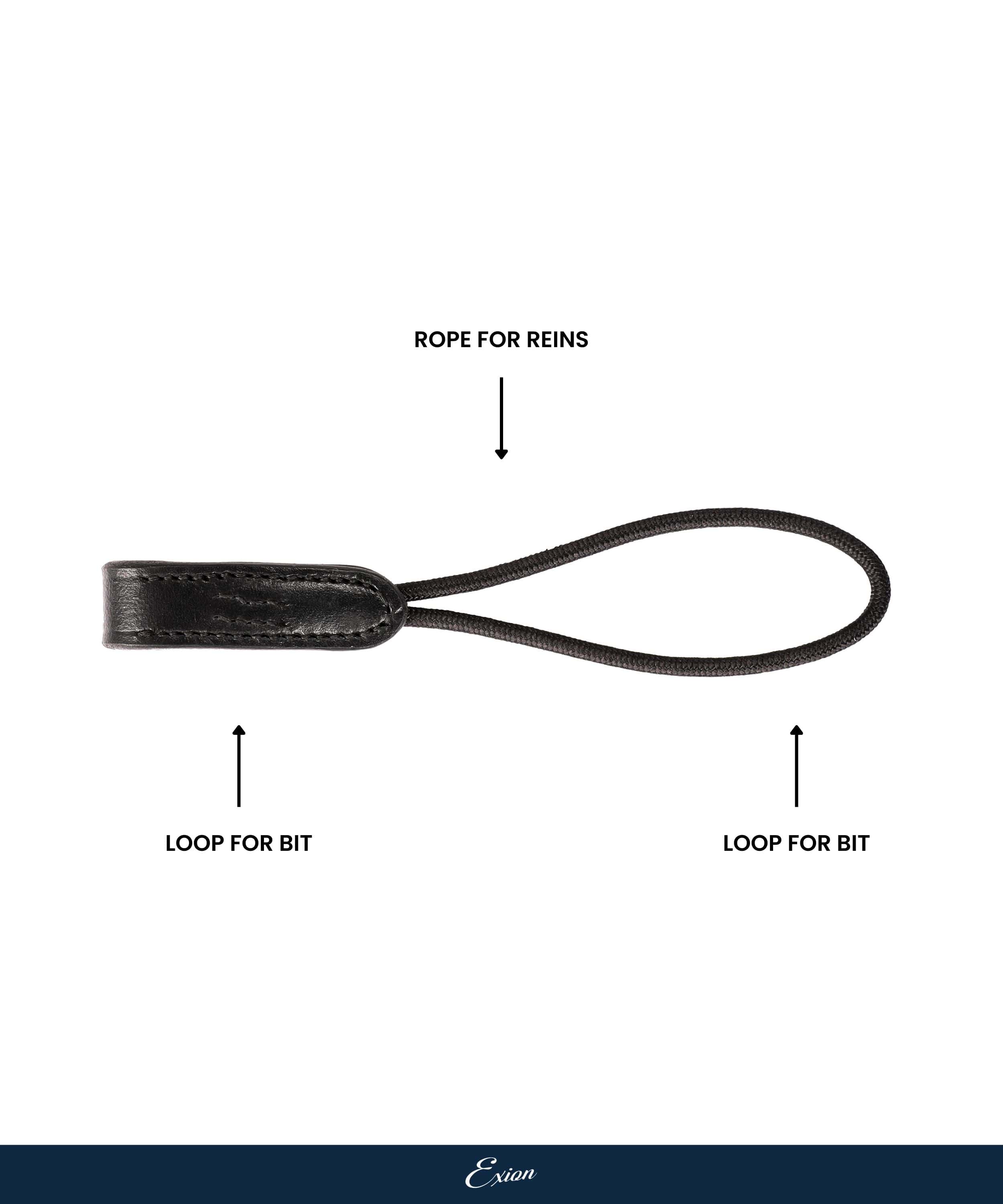ExionPro Rope Pelham Roundings Bit Converter by Bridles & Reins - alternate view 4