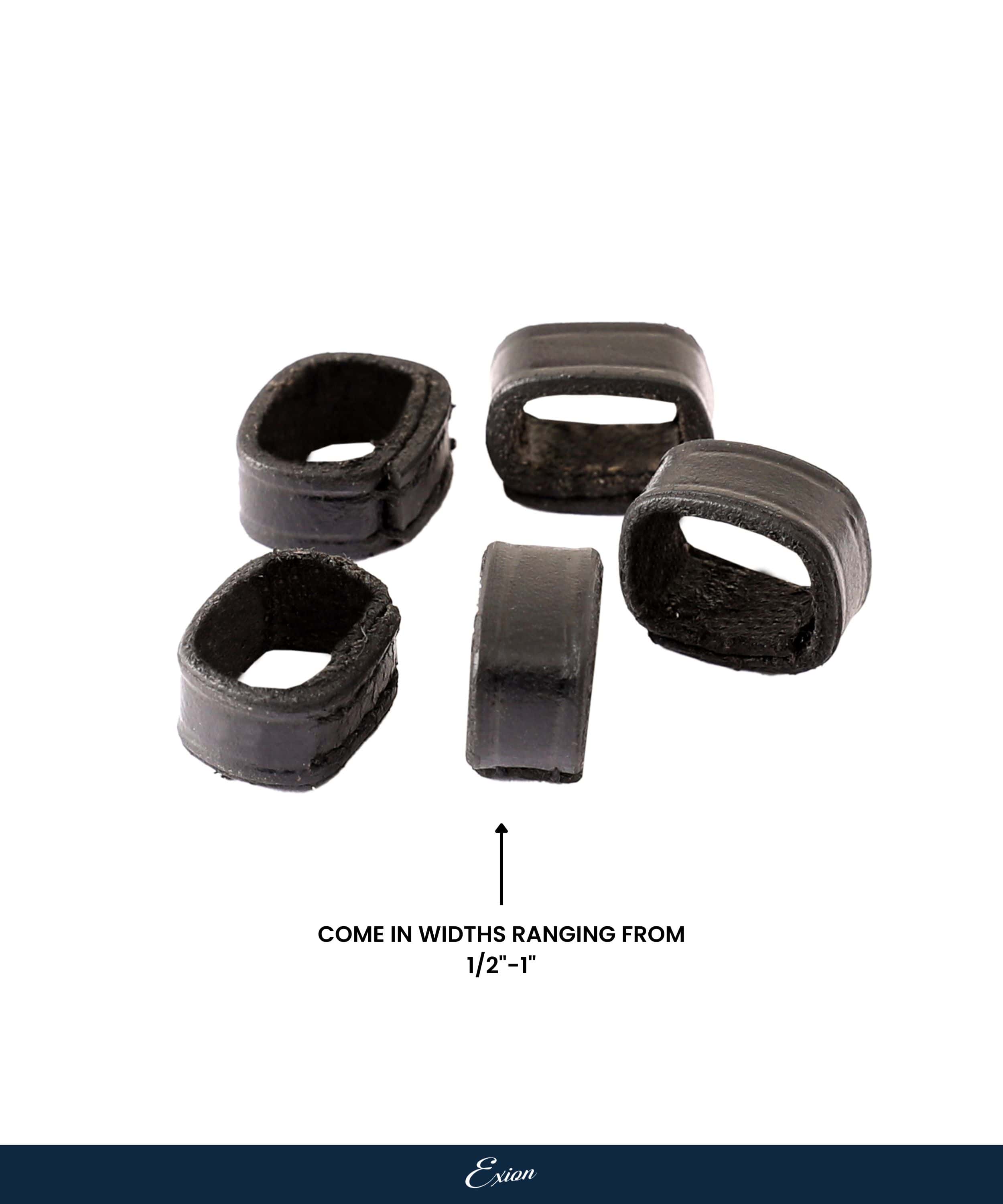 ExionPro Leather Keepers & Loops (Pack of 5) by Bridles & Reins - alternate view 5