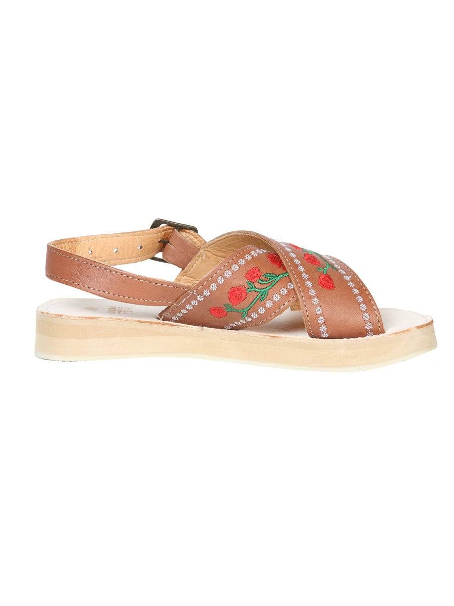 Mexican Artisanal Sandals Leather Tang 603927 — view 2
