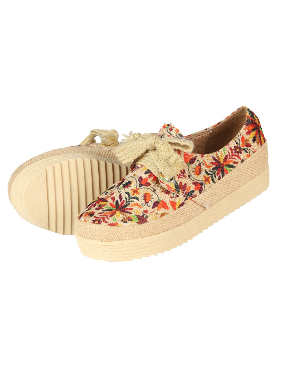 Mexican Artisanal Yute Tennis 50% Cotton, 50% Polyester Multicolor 603959 — view 2