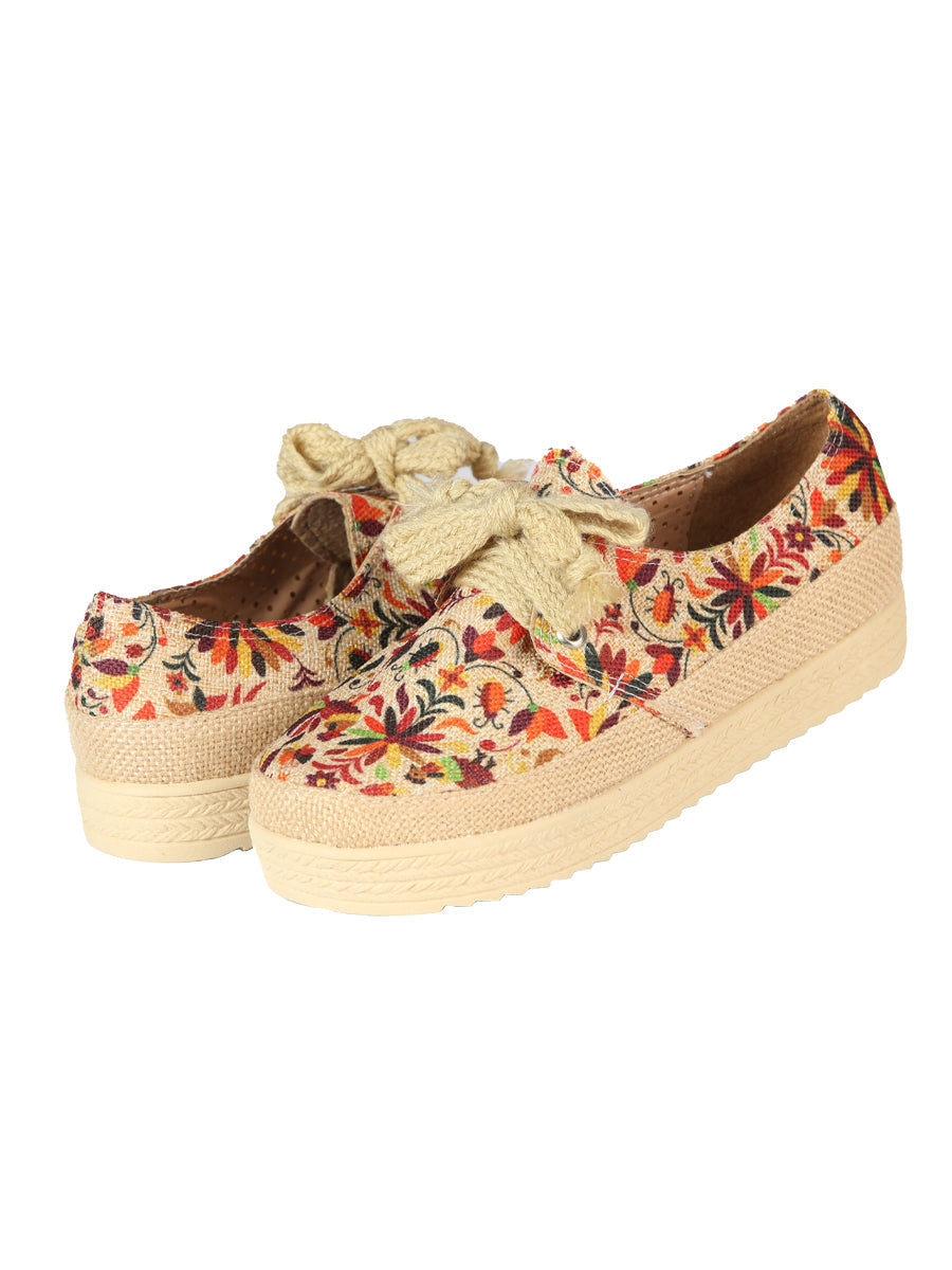 Mexican Artisanal Yute Tennis 50% Cotton, 50% Polyester Multicolor 603959 — view 3