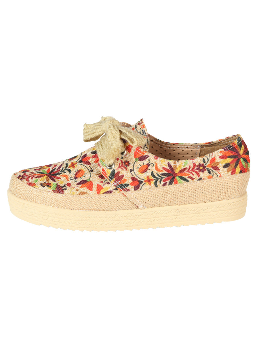 Mexican Artisanal Yute Tennis 50% Cotton, 50% Polyester Multicolor 603959 — view 4