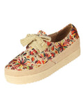 Mexican Artisanal Yute Tennis 50% Cotton, 50% Polyester Multicolor 603959